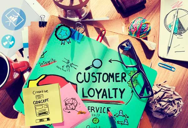 diagram of customer loyalty and customer service
